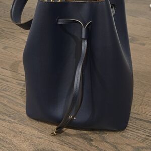 Lauren Ralph Lauren Dark Blue Bucket Bag